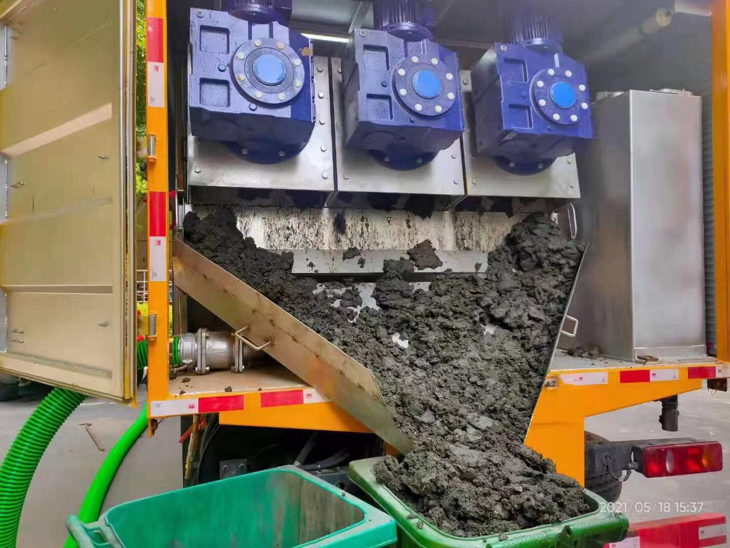 洋县化粪池清掏城市维护站-泥浆净化干湿分离处理